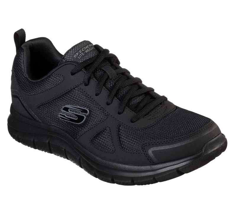 Skechers Track - Mens Sneakers Black [AU-TP8899]